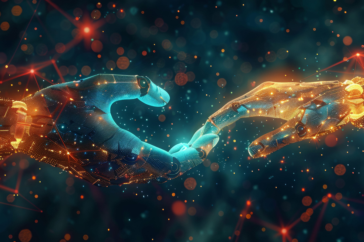 Soulmate Love Readings - 2 hands touching.